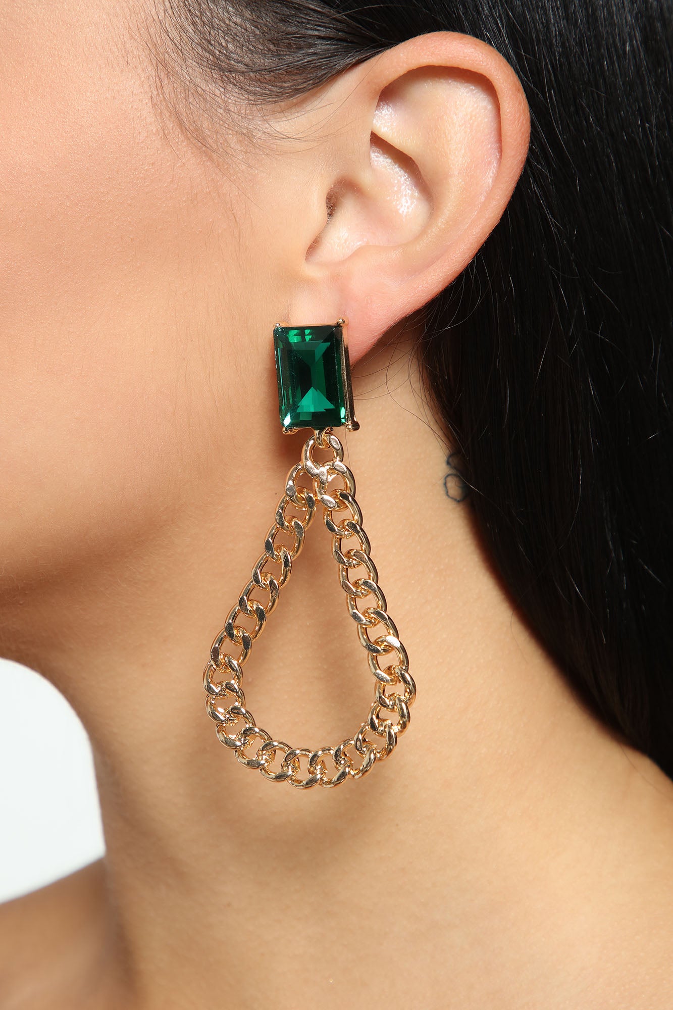 Off The Chain Earrings - Green