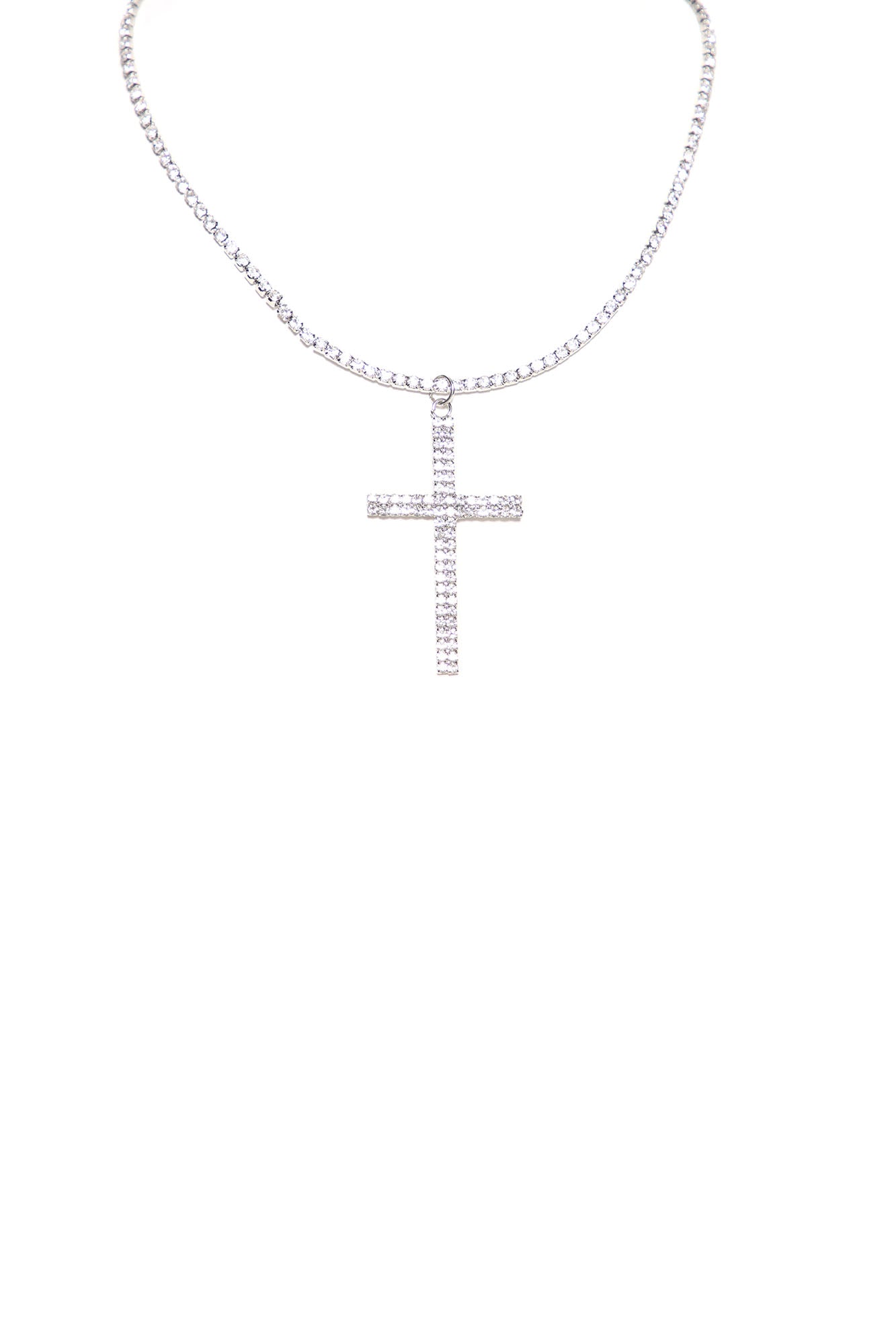 You Fell From Heaven Necklace - Silver