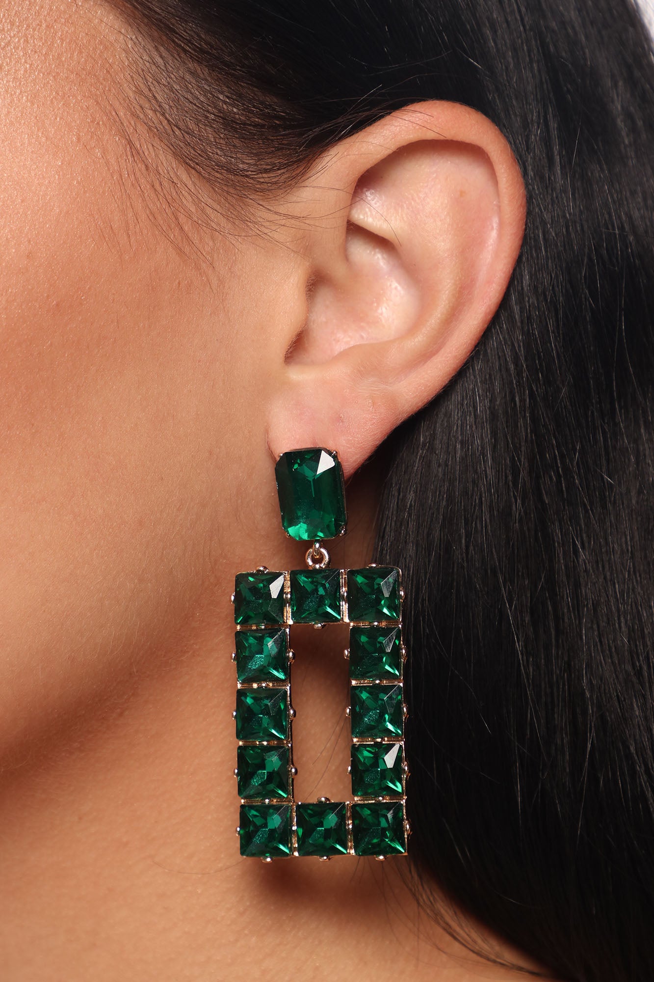 I Like The Finer Things Earrings - Green